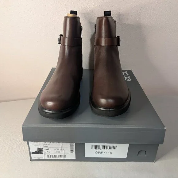 Ecco Metropole Amsterdam Waterproof Women's Boots Size 10-10 1/2 - Picture 2 of 10